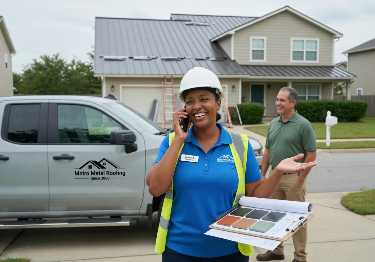 Storm Damage Metal Roof Repair in New Liberty, KY